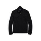 Ralph Lauren Merino Wool Full-zip Sweater Polo Black