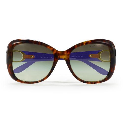 Ralph Lauren Oversized Square Sunglasses Dark Havana
