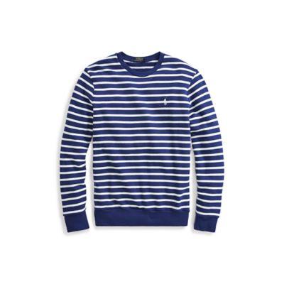 Ralph Lauren Cotton French Terry Sweatshirt Fall Royal/ White