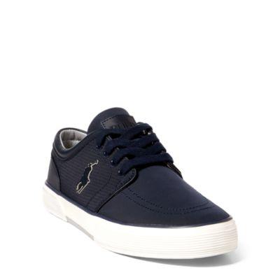 Ralph Lauren Faxon Perforated Sneaker Dark Navy