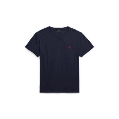 Ralph Lauren Cotton Jersey V-neck T-shirt Ink