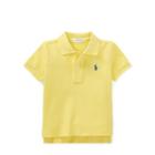 Ralph Lauren Cotton Mesh Polo Shirt Beekman Yellow 6m