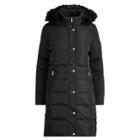 Ralph Lauren Faux-fur-trim Down Coat Black