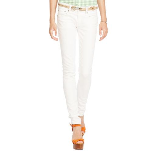 Polo Ralph Lauren Tompkins Skinny Jean White