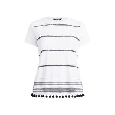 Ralph Lauren Pom-pom-trim Shirt Soft White