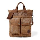 Polo Ralph Lauren Waxed Canvas Utility Tote Litchfield Honey