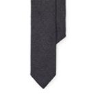 Ralph Lauren Tick-weave Narrow Tie Black/grey