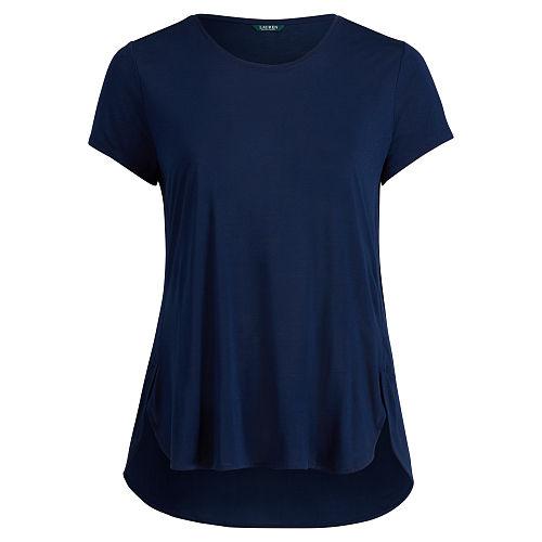 Ralph Lauren Lauren Woman Jersey Tee True Indigo