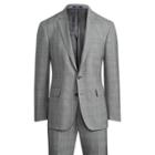 Ralph Lauren Polo Glen Plaid Wool Suit Lt Grey And Black W/blue