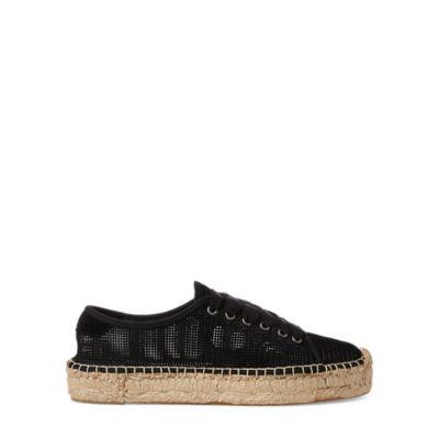 Ralph Lauren Lizzy Mesh Espadrille Sneaker Black