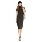 Polo Ralph Lauren Short-sleeve Turtleneck Dress Bootblack Heather