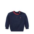 Ralph Lauren Cotton-blend-fleece Sweatshirt Cruise Navy 12m