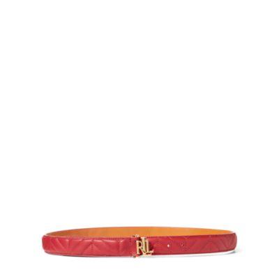 Ralph Lauren Haircalf Debby Drawstring Bag Vermillion
