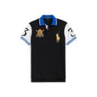 Ralph Lauren Custom Fit Mesh Polo Shirt Polo Black Multi