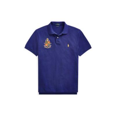 Ralph Lauren Custom Slim Fit Mesh Polo Fall Royal