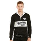 Polo Ralph Lauren Performance Pima-blend Rugby Polo Black/pure White