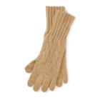 Ralph Lauren Cable Wool-cashmere Gloves Camel Melange