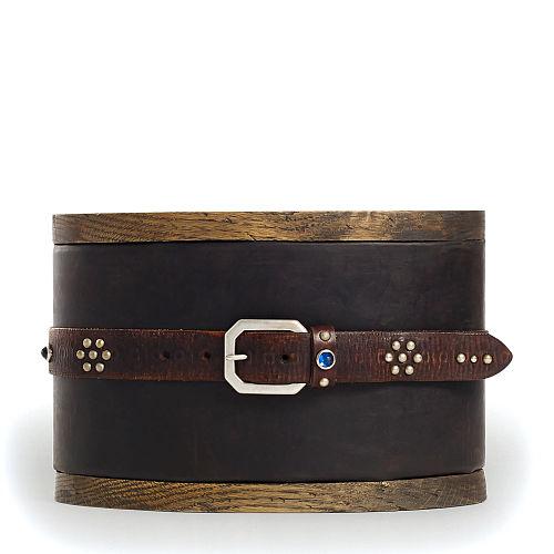 Ralph Lauren Rrl Leather Rasco Belt Vintage Black