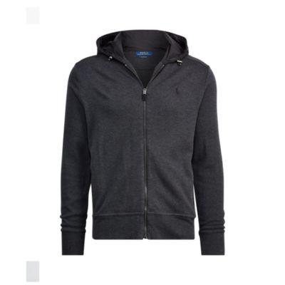 Ralph Lauren Estate-rib Cotton Hoodie Dark Granite Heather