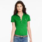 Ralph Lauren Women's Polo Shirt Vivid Green