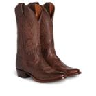 Ralph Lauren Plainview Leather Cowboy Boot Mid Brown