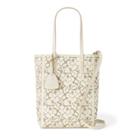 Ralph Lauren Laser-cut Mini Modern Tote Cream