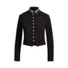 Ralph Lauren Cotton Twill Officer's Jacket Polo Black