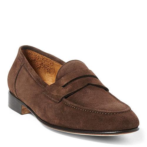 Ralph Lauren Chessington Suede Penny Loafer Mink