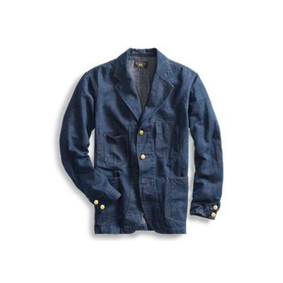 Ralph Lauren Cotton-hemp Denim Sport Coat Indigo