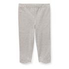 Ralph Lauren Scalloped Jersey Legging Lt Grey Heather 9m