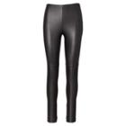 Ralph Lauren Eleanora Stretch Leather Pant Black