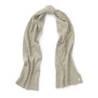 Ralph Lauren Cable Wool-cashmere Scarf Light Vintage Heather