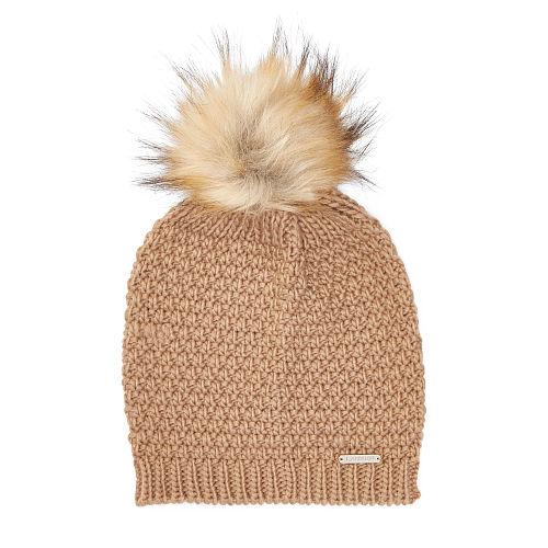 Ralph Lauren Lauren Faux-fur Pom-pom Hat Camel