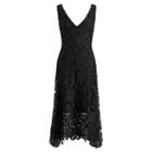 Ralph Lauren Lauren Lace Midi Dress Black