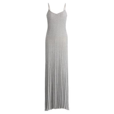 Ralph Lauren Camisole Gown Gunmetal