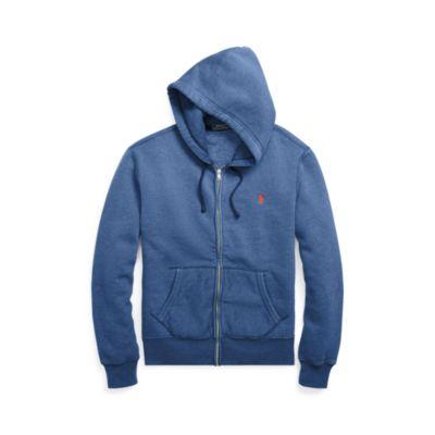 Ralph Lauren Cotton-blend-fleece Hoodie Club Royal
