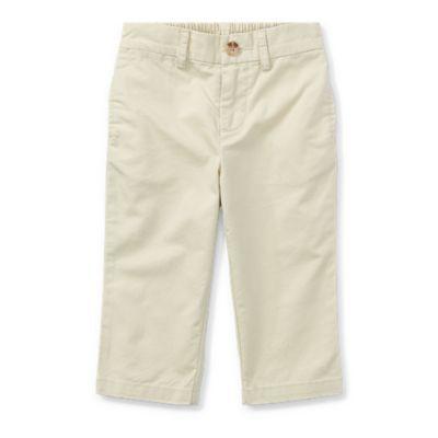 Ralph Lauren Flat-front Cotton Chino Tan 12m