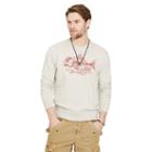 Ralph Lauren Denim & Supply Terry Graphic Sweatshirt Granite Heather Red Hook
