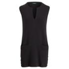 Ralph Lauren Button-trim Cotton Cover-up Black