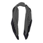 Polo Ralph Lauren Striped Square Scarf Polo Black/cream Stripe