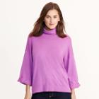 Ralph Lauren Lauren Petite Jersey Short-sleeve Sweater Pure Lilac