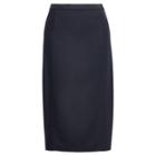 Ralph Lauren Ponte Midi Skirt Navy