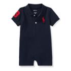 Ralph Lauren Cotton Mesh Polo Shortall Hunter Navy 12m