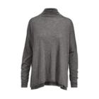 Ralph Lauren Boxy Jersey Turtleneck Antique Heather