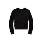 Ralph Lauren Cropped Cotton Sweater Black