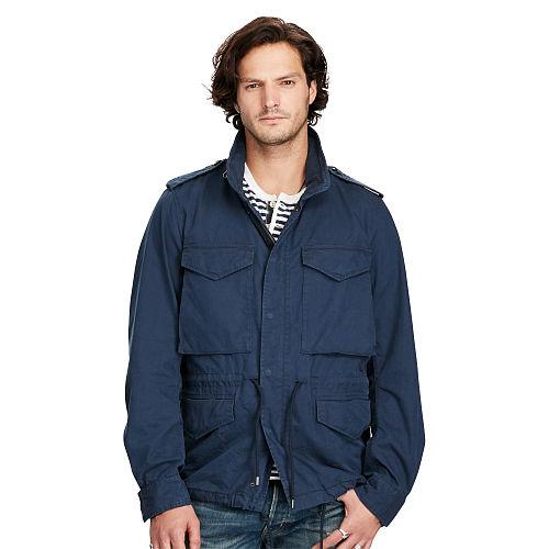 Ralph Lauren Denim & Supply Water-repellent Field Jacket Winter Navy