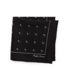 Ralph Lauren Skull-and-bones Pocket Square Black