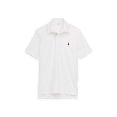 Ralph Lauren Performance Lisle Polo Shirt Pure White
