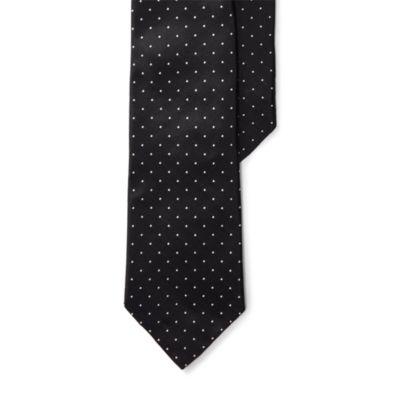Ralph Lauren Peau De Soie Narrow Tie Black