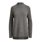 Ralph Lauren Wool-cashmere Mockneck Sweater Antique Heather